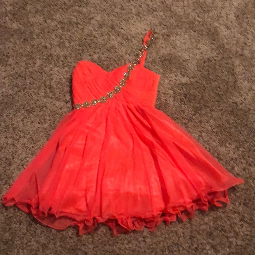Homecoming dress orange